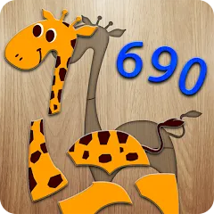 Взлом 690 Puzzles for preschool kids  [МОД Unlimited Money] - последняя версия apk на Андроид