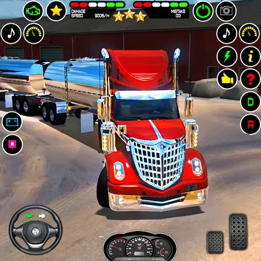 US Truck Driving Cargo Game 3D (Американский грузовик водителя)  [МОД Все открыто] Screenshot 1