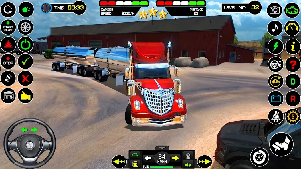 US Truck Driving Cargo Game 3D (Американский грузовик водителя)  [МОД Все открыто] Screenshot 2