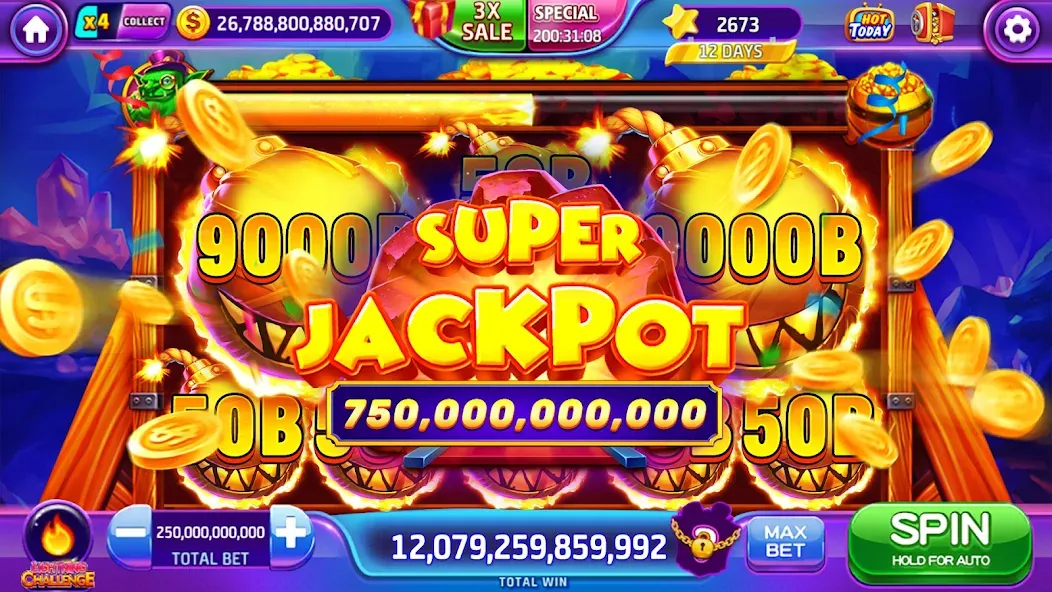 Lava Slots - Casino Games (Лава Слотс)  [МОД Бесконечные монеты] Screenshot 4