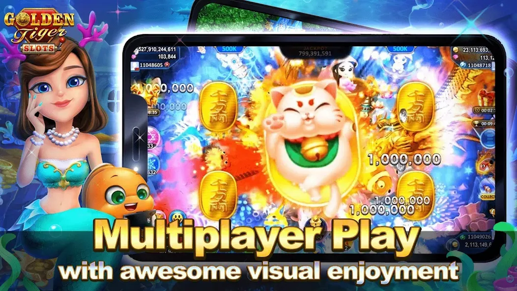 Diamond Slot - Slot Game (Голден Тигер Слотс)  [МОД Много монет] Screenshot 3