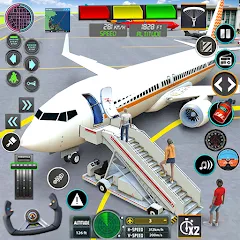 Взлом Pilot Flight Simulator Games  [МОД Меню] - полная версия apk на Андроид