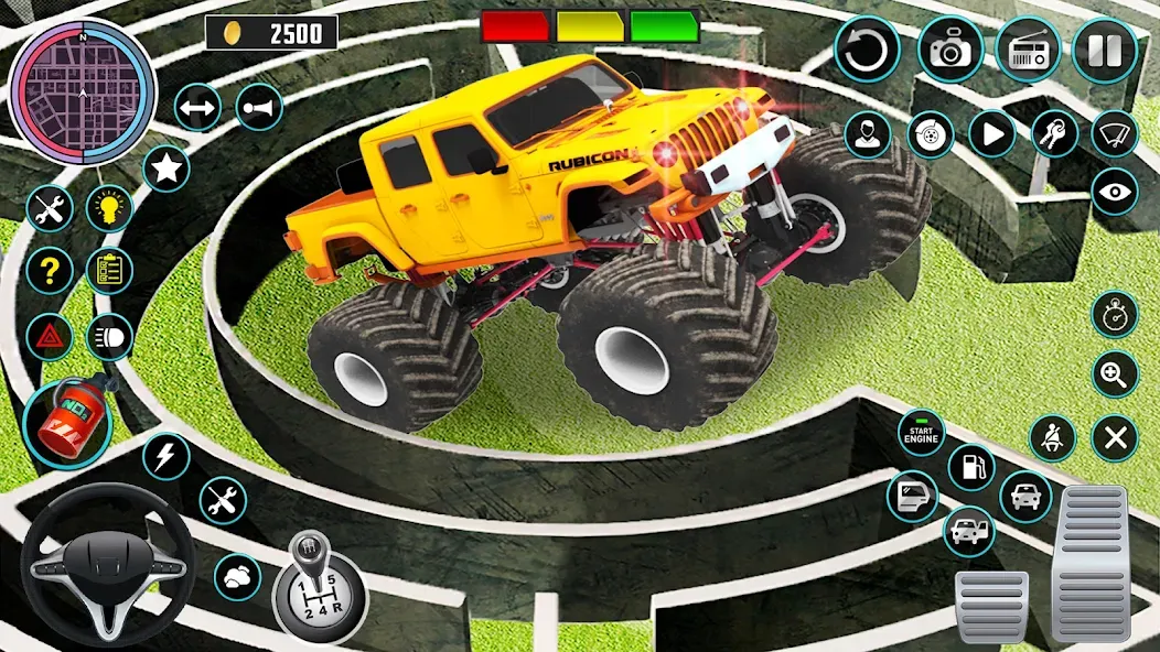 Monster Truck Maze Puzzle Game  [МОД Меню] Screenshot 2