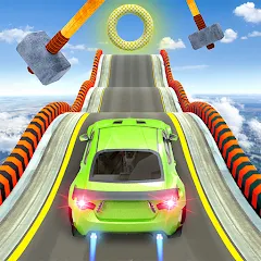 Скачать взлом Mega Ramp Car Stunts Race Game  [МОД Много денег] - последняя версия apk на Андроид