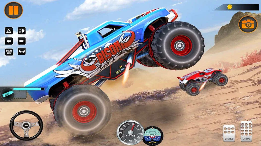 Monster Truck Off Road Racing  [МОД Unlocked] Screenshot 3