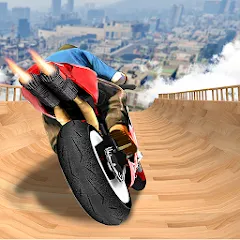 Скачать взлом Mega Ramp Bike Stunts Games 3D  [МОД Меню] - последняя версия apk на Андроид