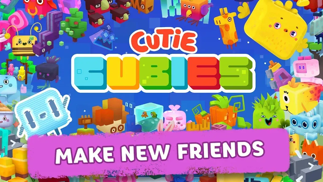 Cutie Cubies  [МОД Много денег] Screenshot 2