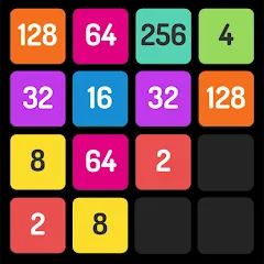 Скачать взломанную X2 Blocks - 2048 Number Game (Блоки)  [МОД Unlimited Money] - полная версия apk на Андроид