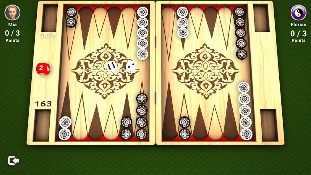 Backgammon -  Board Game  [МОД Menu] Screenshot 1