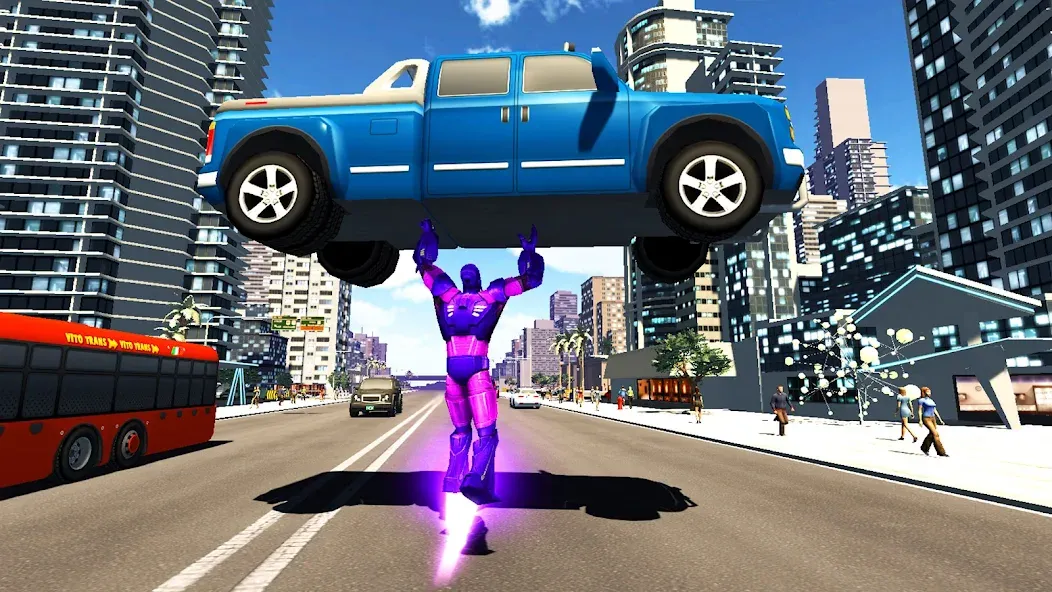 Super city hero:Iron Hero War (Супер сити герой)  [МОД Mega Pack] Screenshot 3