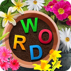 Взломанная Word Garden : Crosswords (Уорд Гарден)  [МОД Menu] - последняя версия apk на Андроид