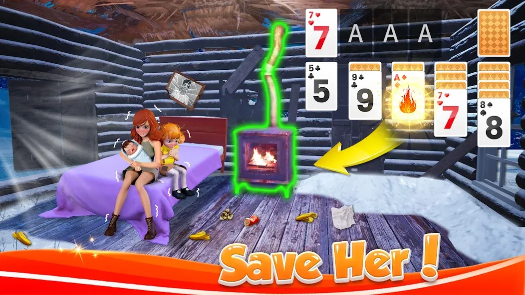 Solitaire Home Design (Солитер Хоум Дизайн)  [МОД Все открыто] Screenshot 1