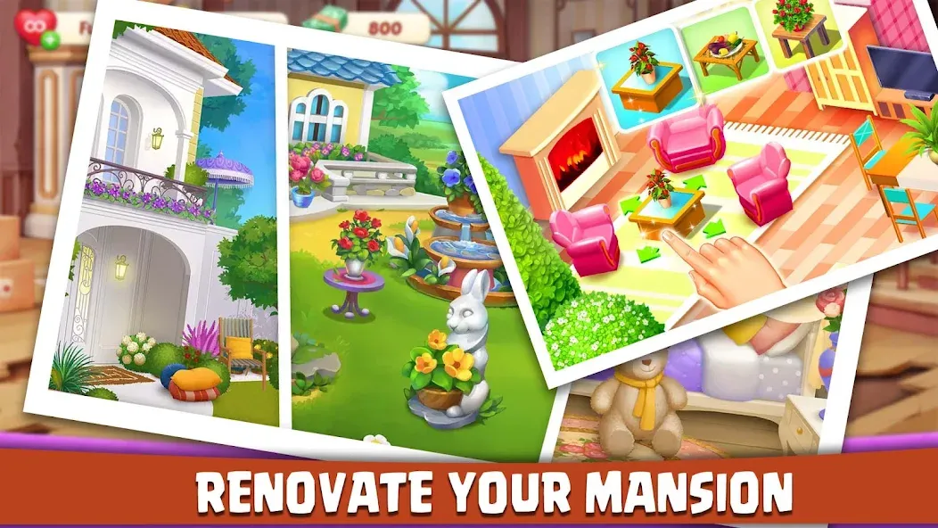 House Design: Redecor Makeover (Хаус Дизайн)  [МОД Mega Pack] Screenshot 5