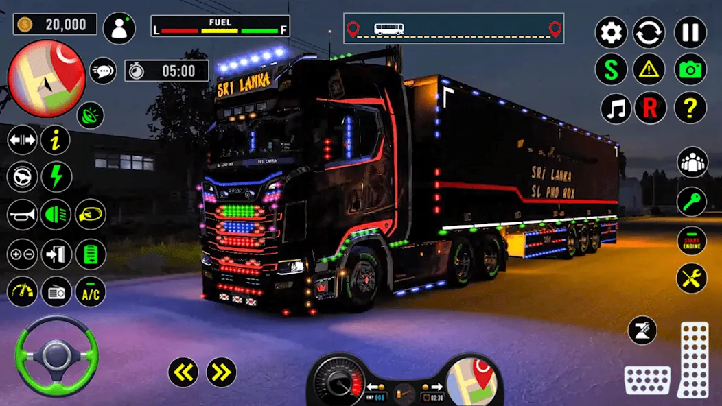 US Truck City Transport Sim 3d  [МОД Бесконечные деньги] Screenshot 3