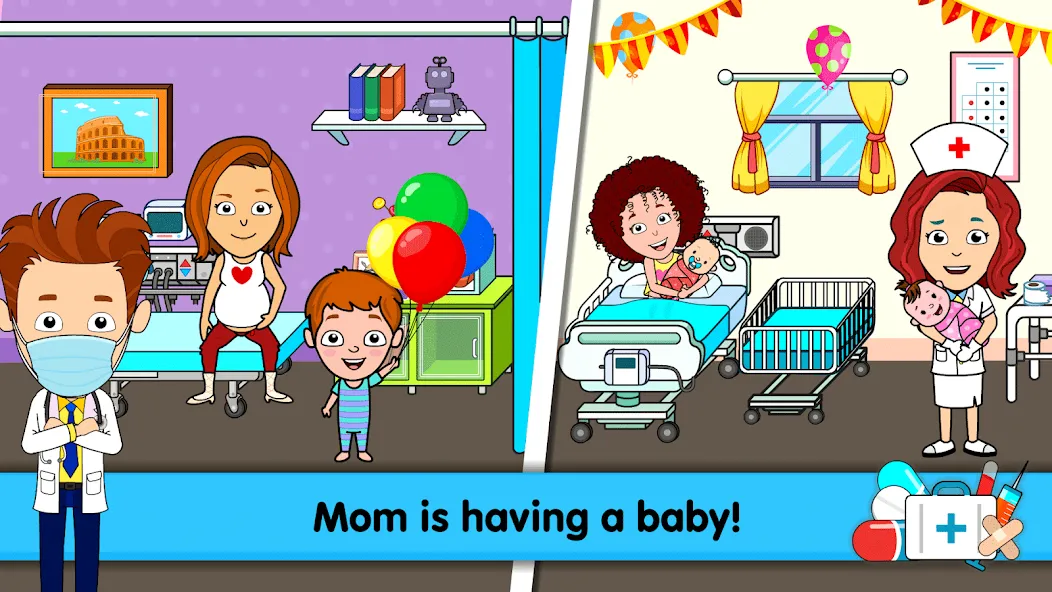 My Hospital Town Doctor Games  [МОД Много денег] Screenshot 2