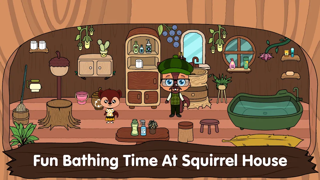 Animal Town - My Squirrel Home  [МОД Unlimited Money] Screenshot 4