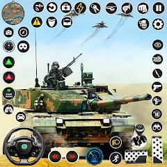 Взлом Tank Fury: Battle of Steels  [МОД Все открыто] - полная версия apk на Андроид