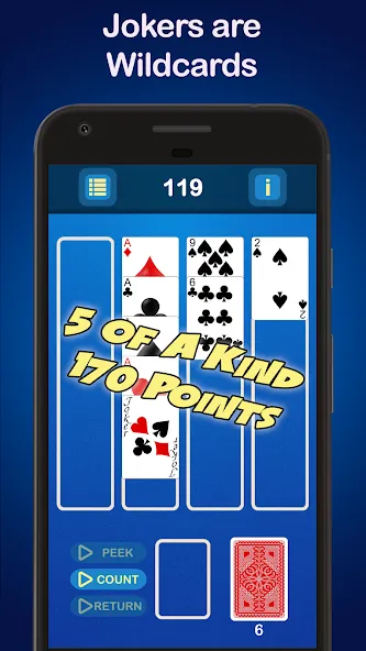 Puzzle Poker Joker's Wild  [МОД Бесконечные деньги] Screenshot 3