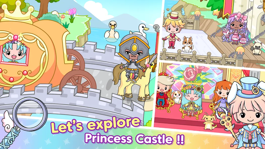 Jibi Land : Princess Castle (Джиби Лэнд)  [МОД Много монет] Screenshot 1