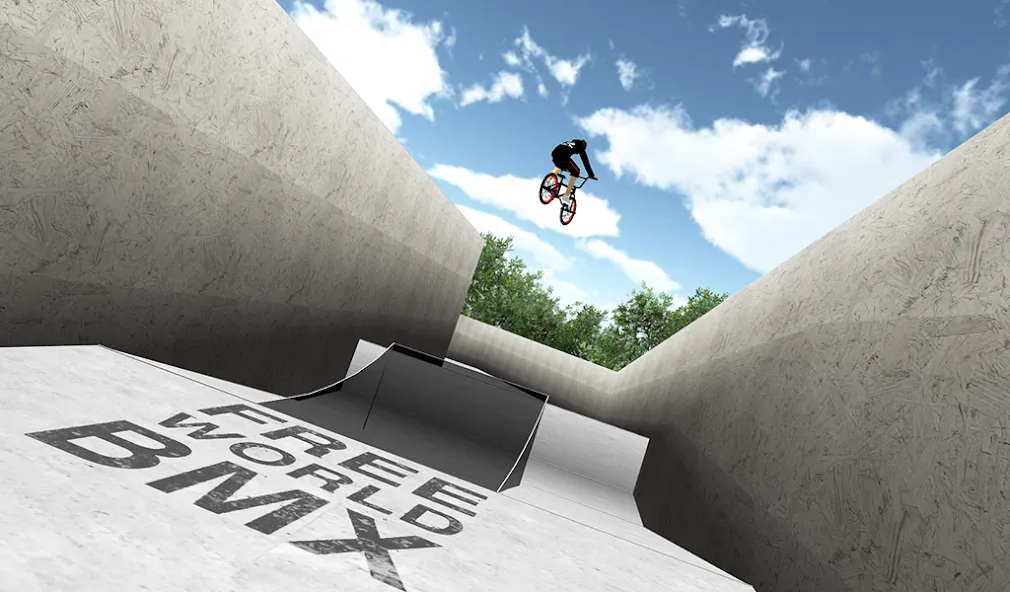 Free World BMX (Фри Ворлд БМХ)  [МОД Меню] Screenshot 1