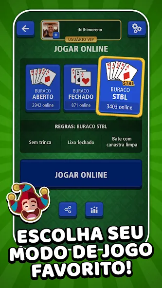 Buraco Jogatina: Card Games (Бурако Жогатина)  [МОД Mega Pack] Screenshot 3