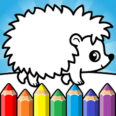 Скачать взлом Easy coloring book for kids  [МОД Menu] - полная версия apk на Андроид