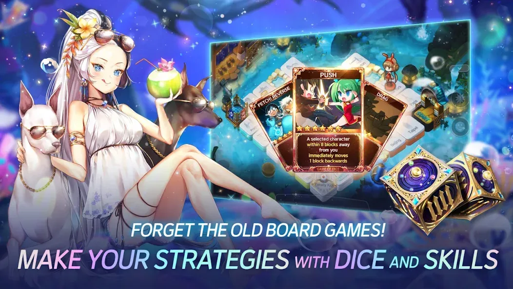 Game of Dice: Board&Card&Anime (Гейм оф Дайс)  [МОД Mega Pack] Screenshot 3