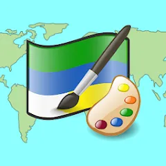 Скачать взломанную Draw The Flag - Quiz & Maker  [МОД Бесконечные деньги] - полная версия apk на Андроид