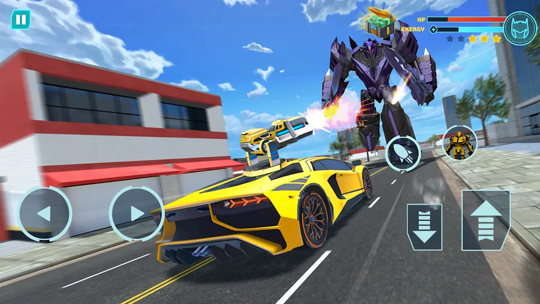 Robot Game: Transform & Fight (Робот Игра Трансформация Автомобиля)  [МОД Меню] Screenshot 2