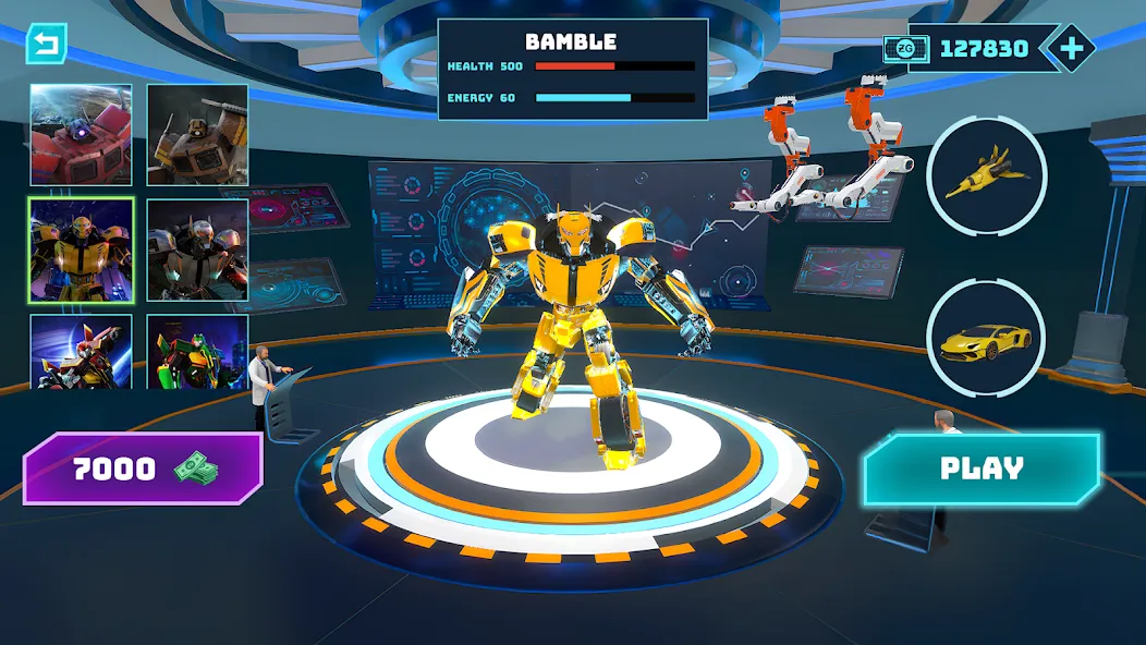 Robot Game: Transform & Fight (Робот Игра Трансформация Автомобиля)  [МОД Меню] Screenshot 5