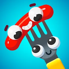 Скачать взлом Fork N Sausage (Форк энд Сосидж)  [МОД Меню] - стабильная версия apk на Андроид