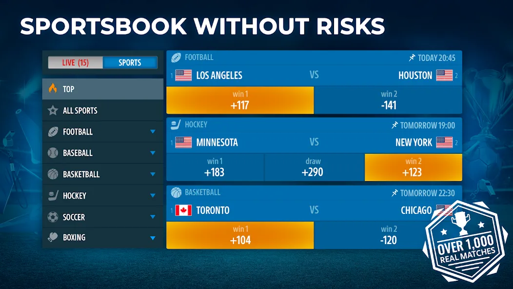 Sportsbook by Pokerist  [МОД Бесконечные монеты] Screenshot 5