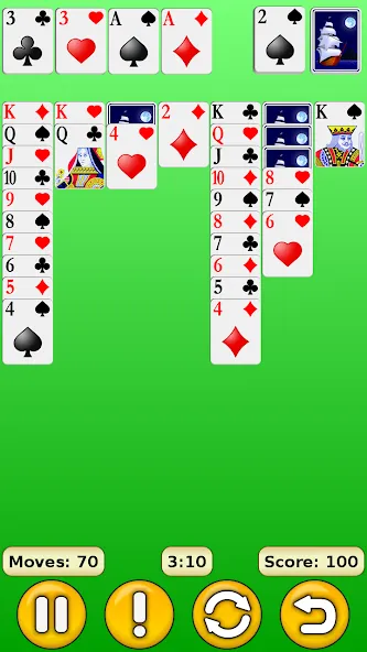 Solitaire  [МОД Много монет] Screenshot 2