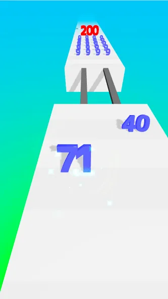 Number Master: Run and merge (Намбер Мастер)  [МОД Бесконечные монеты] Screenshot 3