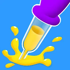 Скачать взлом Paint Dropper: draw puzzle (Пэйнт Дроппер)  [МОД Unlocked] - полная версия apk на Андроид