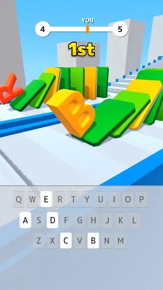 Type Spin: alphabet run game (Тайп Спин)  [МОД Unlimited Money] Screenshot 1