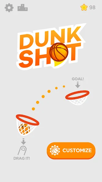 Dunk Shot (Данк Шот)  [МОД Много денег] Screenshot 1