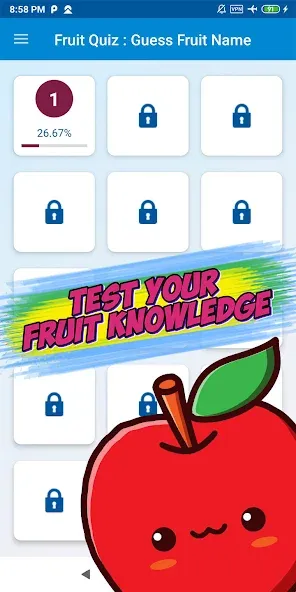 Guess the fruit name game  [МОД Много монет] Screenshot 2