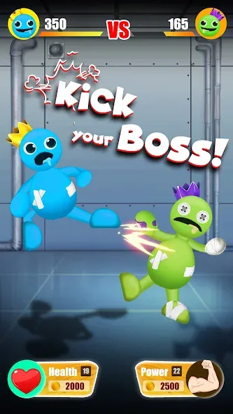 Kick The Rainbow Monster (Кик зе Рэйнбоу Френдс)  [МОД Unlimited Money] Screenshot 5