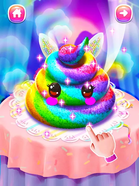 Girl Games: Unicorn Cooking  [МОД Unlimited Money] Screenshot 4