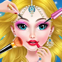 Скачать взлом Doll Makeover - Fashion Queen (Игры по макияжу для девочек)  [МОД Unlocked] - полная версия apk на Андроид