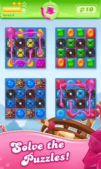 Candy Crush Jelly Saga (Кенди Краш Джелли Сага)  [МОД Бесконечные деньги] Screenshot 4