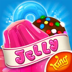 Скачать взлом Candy Crush Jelly Saga (Кенди Краш Джелли Сага)  [МОД Бесконечные деньги] - полная версия apk на Андроид