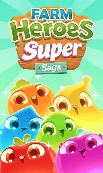 Farm Heroes Super Saga (Фарм Хероес Супер Сага)  [МОД Много монет] Screenshot 5