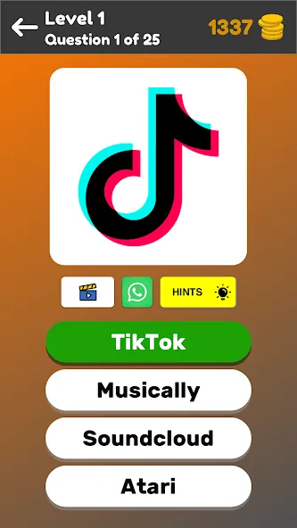 Logo Game: Multiple Choice  [МОД Бесконечные монеты] Screenshot 1