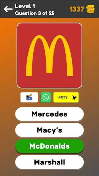 Logo Game: Multiple Choice  [МОД Бесконечные монеты] Screenshot 3