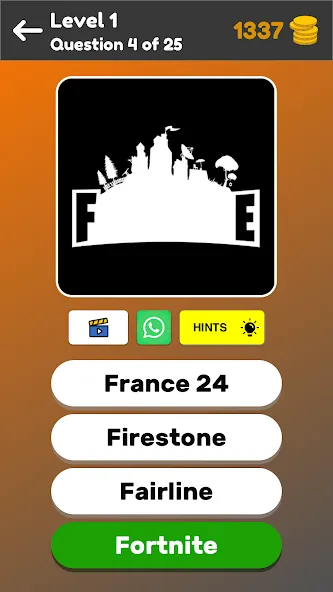 Logo Game: Multiple Choice  [МОД Бесконечные монеты] Screenshot 4