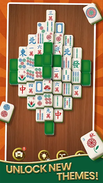 Mahjong Solitaire - Master (Маджонг Солитер)  [МОД Бесконечные деньги] Screenshot 3