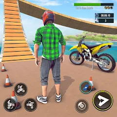 Взломанная Bike Stunt : Motorcycle Game  [МОД Unlimited Money] - последняя версия apk на Андроид