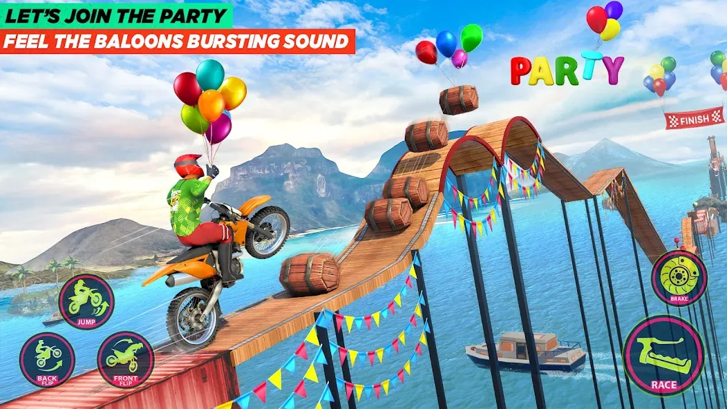 Bike Stunt Game: Tricks Master  [МОД Unlimited Money] Screenshot 3